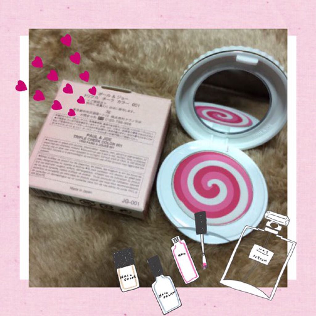 トリプル チーク カラー/PAUL & JOE BEAUTE/ジェル・クリームチークを使ったクチコミ(2枚目)