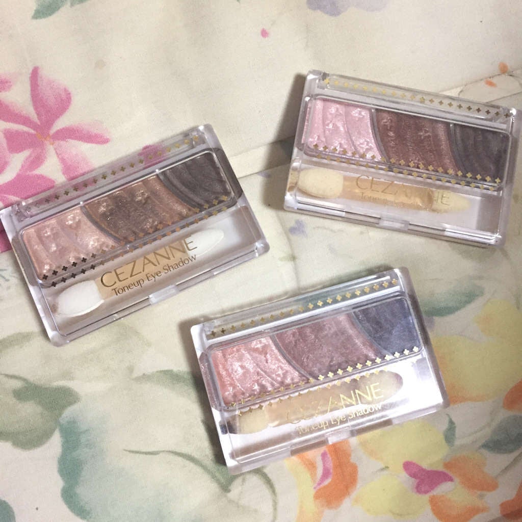 トーンアップアイシャドウ/CEZANNE/アイシャドウパレットを使ったクチコミ(1枚目)