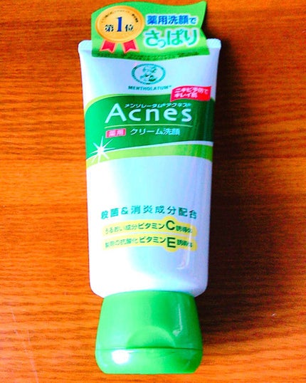 薬用クリーム洗顔/メンソレータム アクネス/洗顔フォームを使ったクチコミ(1枚目)