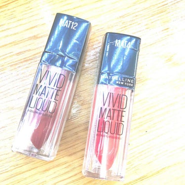 ビビッドマットリキッド MAT12/MAYBELLINE NEW YORK/口紅を使ったクチコミ（1枚目）