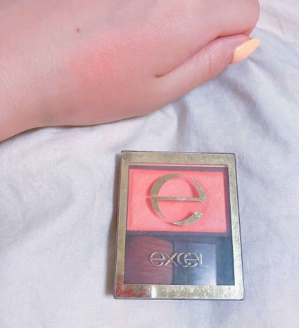 スキニーリッチチーク/excel/パウダーチークを使ったクチコミ(1枚目)