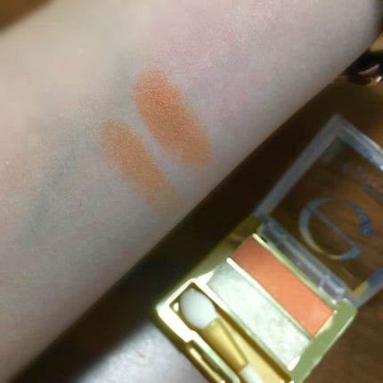 デュアルアイシャドウ N DU02 サンセットオレンジ/excel/アイシャドウパレットを使ったクチコミ(1枚目)