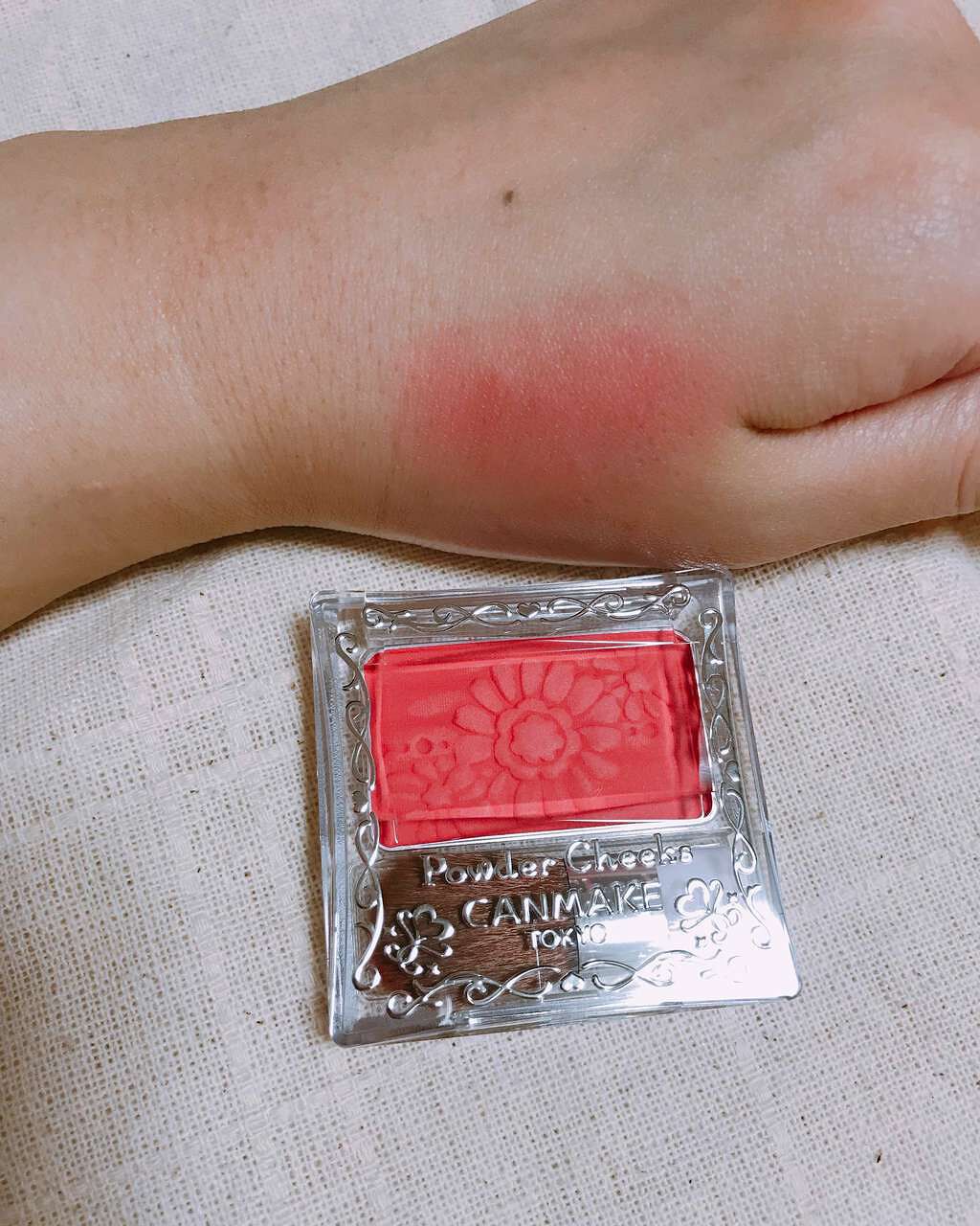 【旧品】パウダーチークス/キャンメイク/パウダーチークを使ったクチコミ(2枚目)