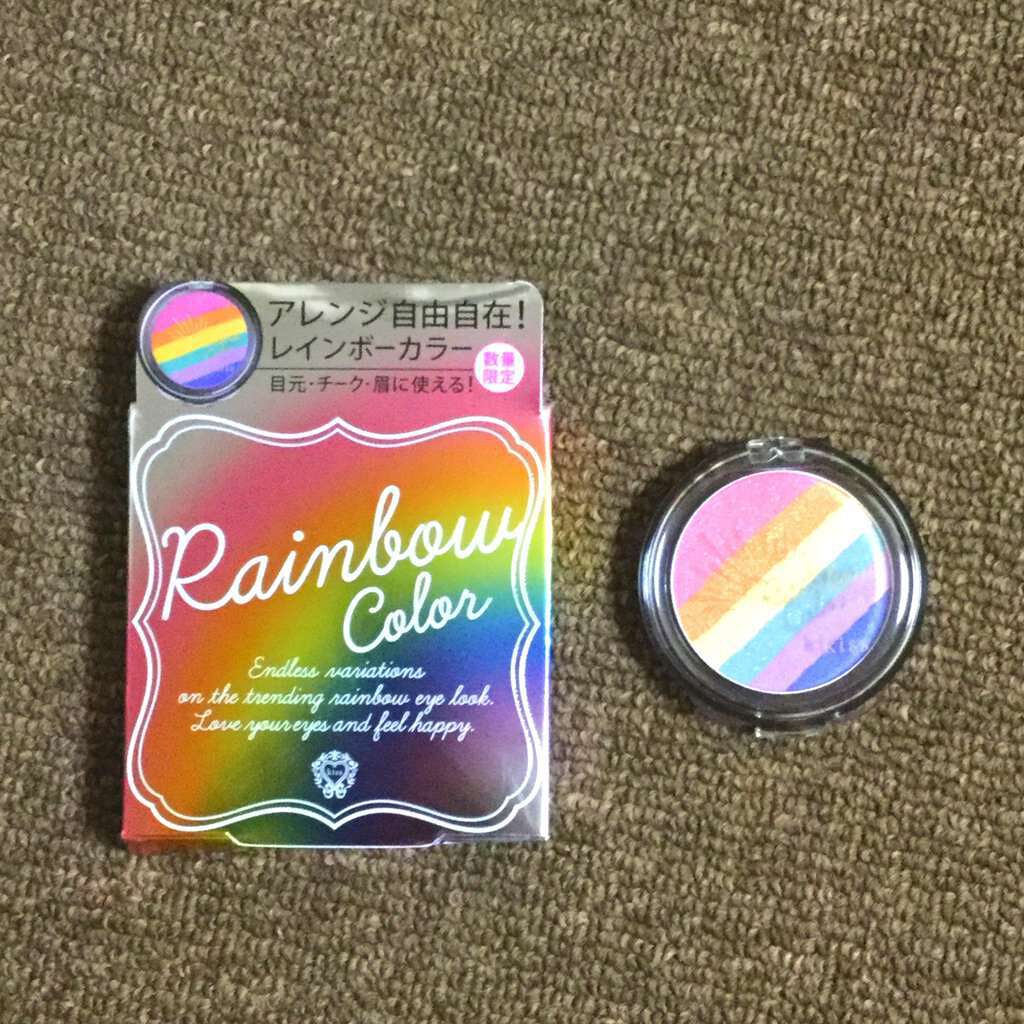 レインボーカラーX/KiSS/アイシャドウパレットを使ったクチコミ(1枚目)