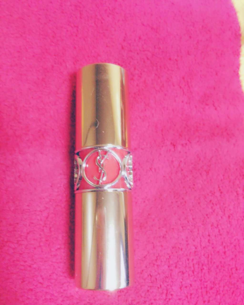 ルージュ ヴォリュプテ シャイン/YVES SAINT LAURENT BEAUTE/口紅を使ったクチコミ（1枚目）