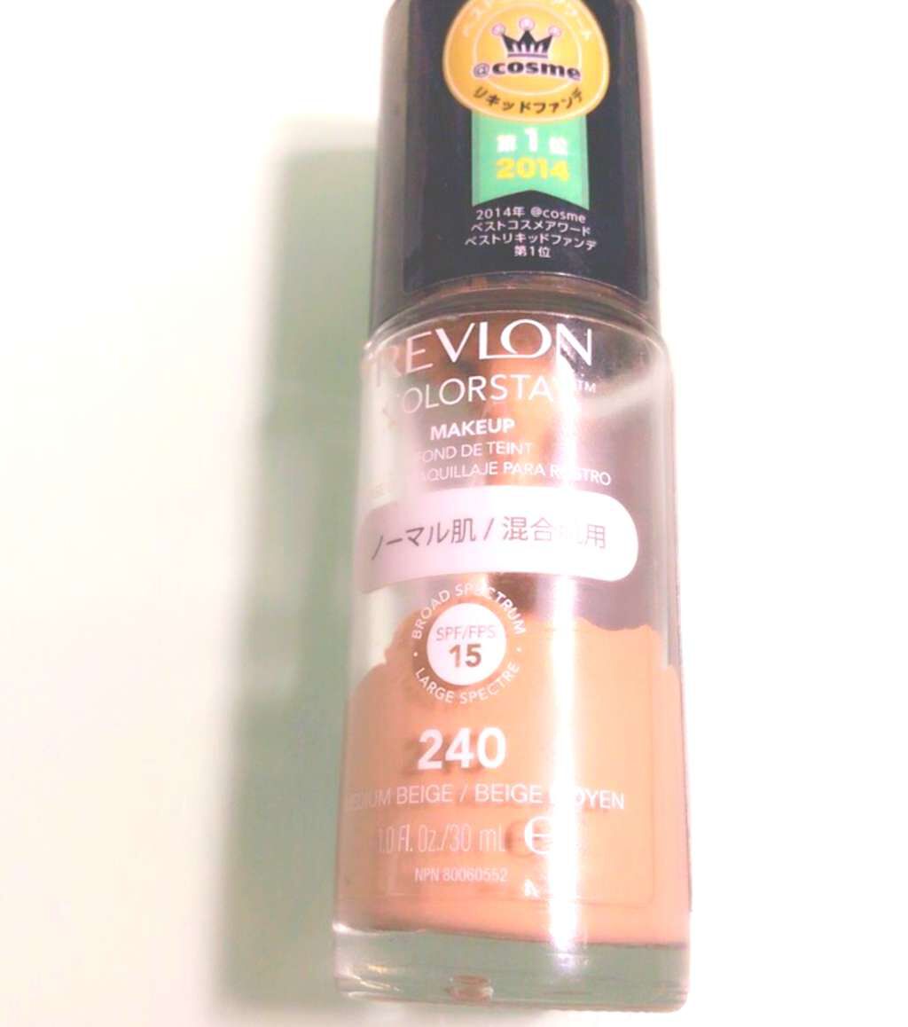 カラーステイ メイクアップ/REVLON/リキッドファンデーションを使ったクチコミ(1枚目)