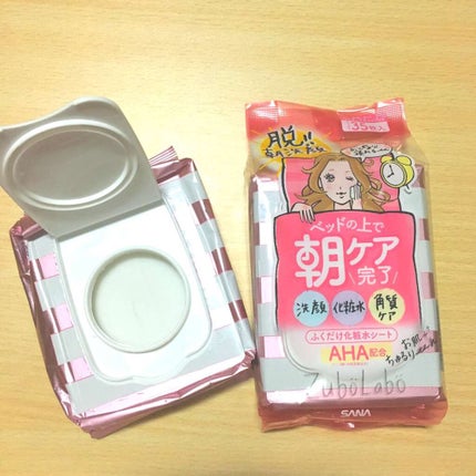 朝用ふき取り化粧水シート/ズボラボ/拭き取り化粧水を使ったクチコミ(1枚目)