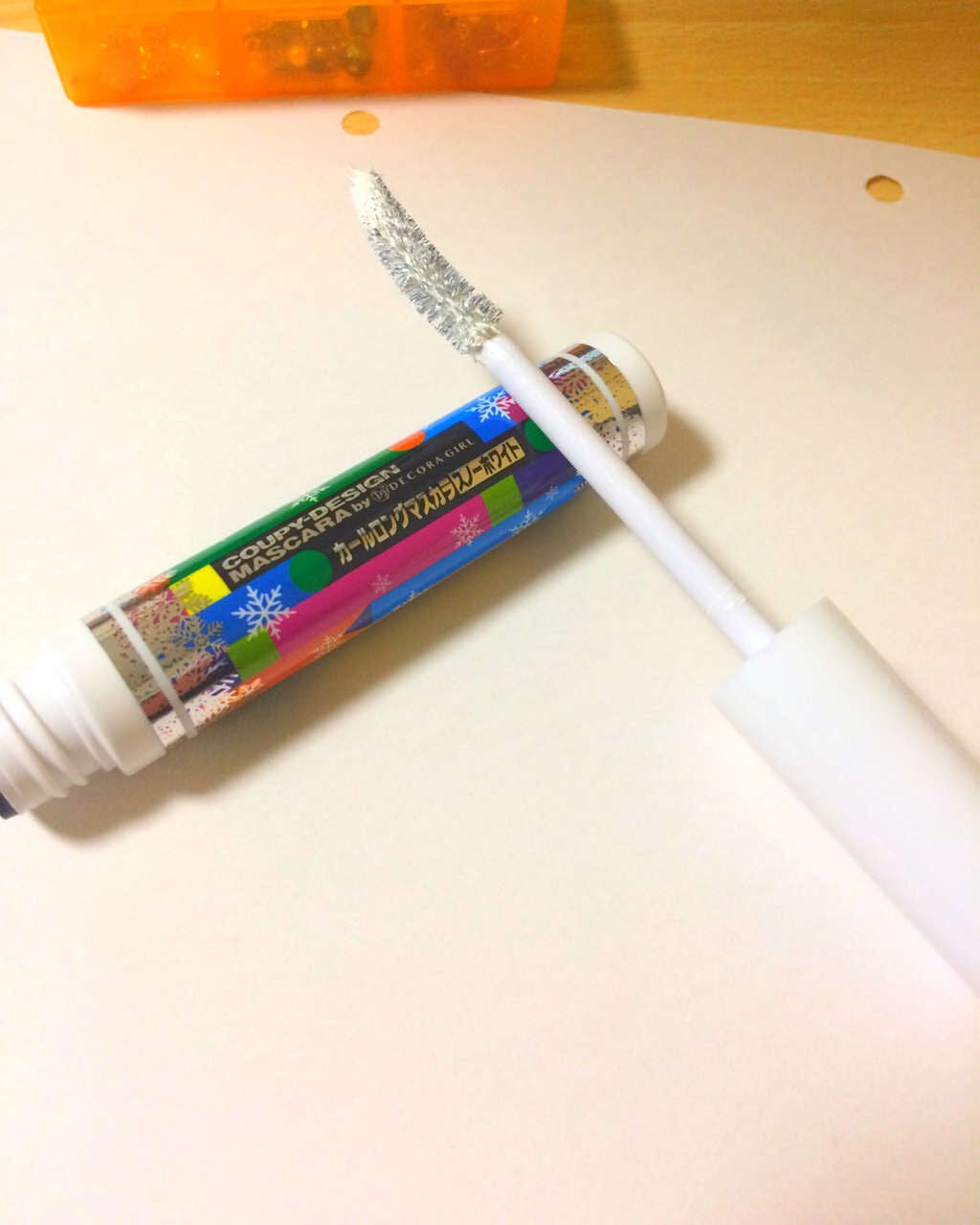 クーピー柄カラーマスカラ/デコラガール/マスカラを使ったクチコミ(1枚目)