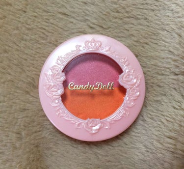 チークカラーデュオ ローズピンク（限定色）/CandyDoll/パウダーチークを使ったクチコミ（1枚目）