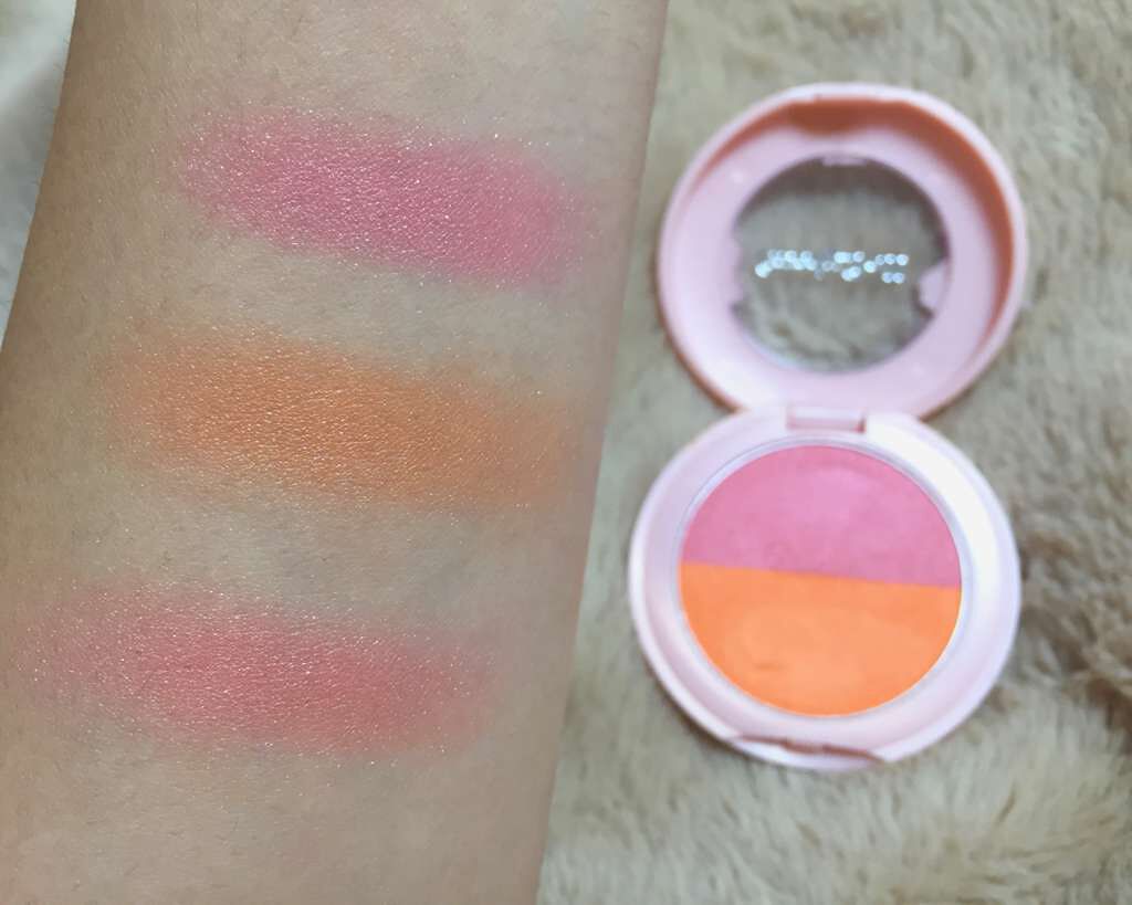 チークカラーデュオ/CandyDoll/パウダーチークを使ったクチコミ(2枚目)