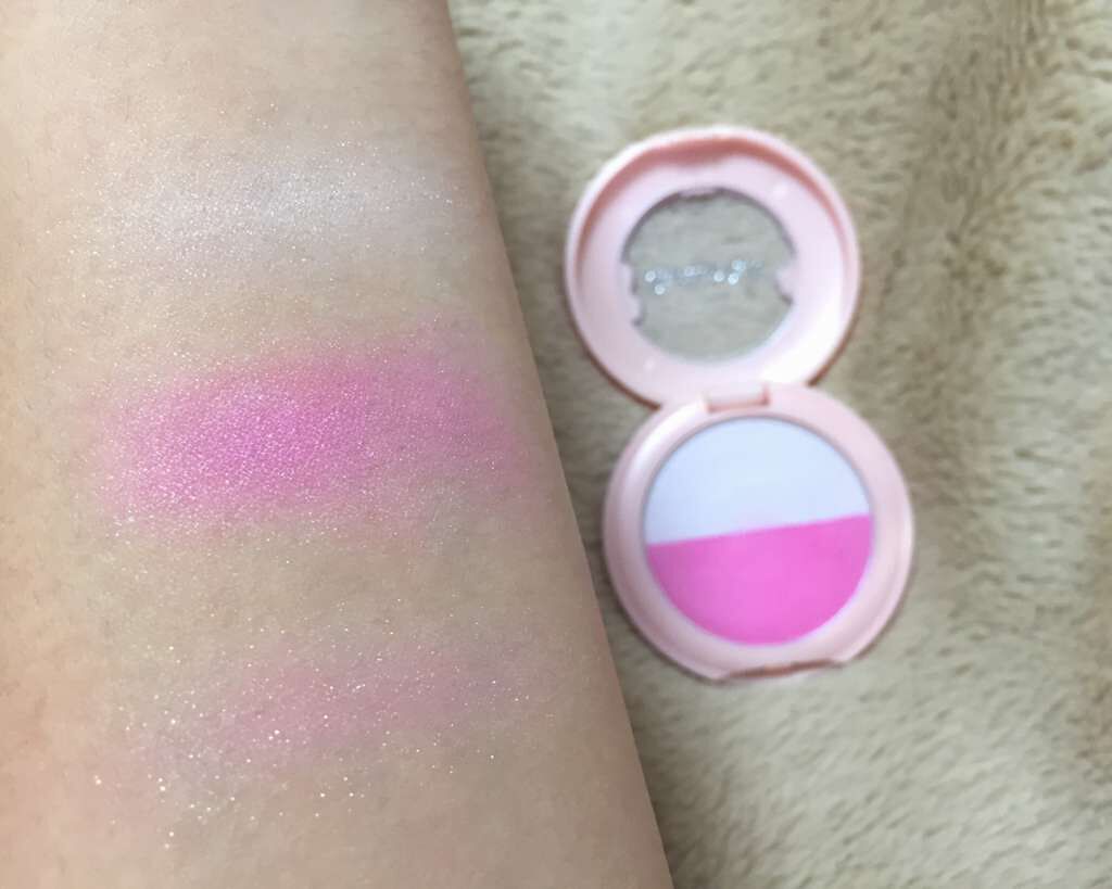 チークカラーデュオ/CandyDoll/パウダーチークを使ったクチコミ(3枚目)