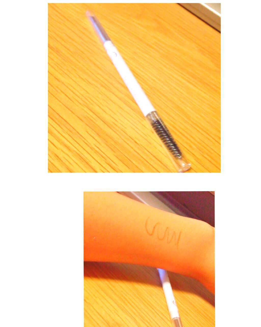 セリア オートマッティックアイブロウペンシルのクチコミ「スルスルとかけて色は赤みがかったブラウンで、使いやすいしいいです！..」（1枚目）