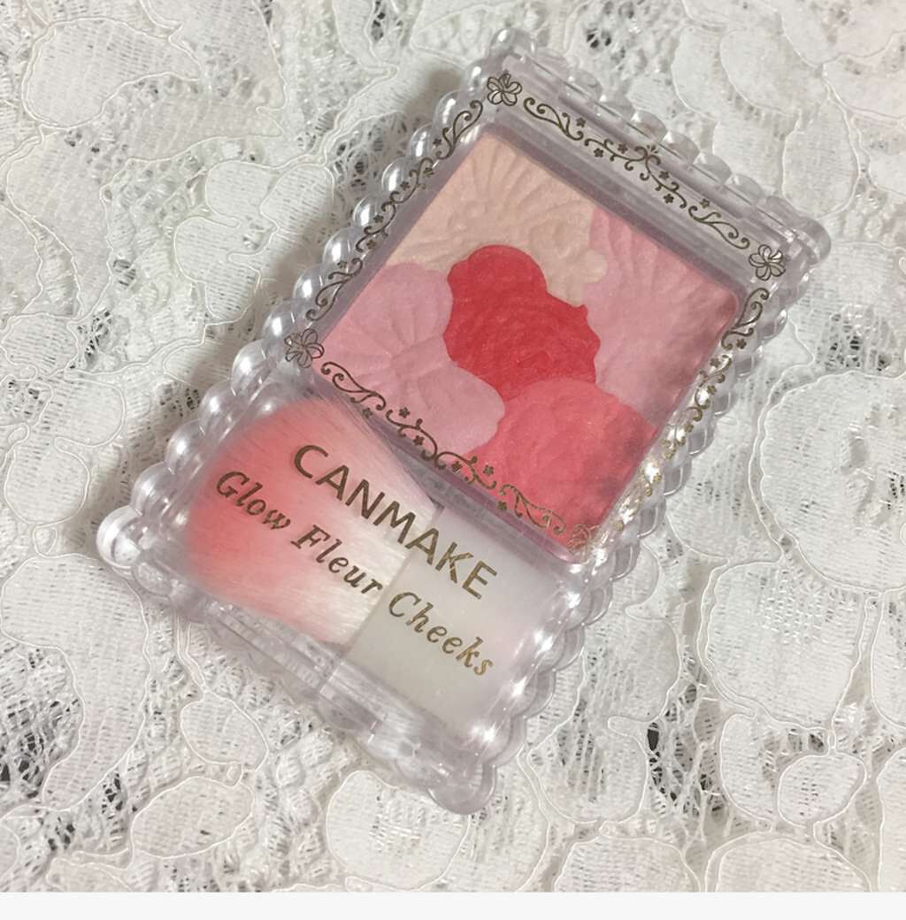 グロウフルールチークス/キャンメイク/パウダーチークを使ったクチコミ（1枚目）