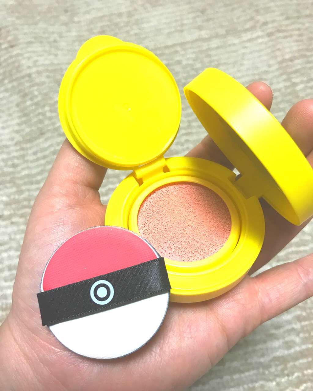トニーモリー ポケモンクッションチーク/TONYMOLY/リキッドチークを使ったクチコミ(3枚目)
