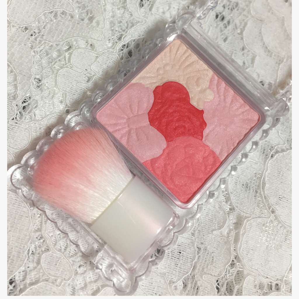 グロウフルールチークス/キャンメイク/パウダーチークを使ったクチコミ（2枚目）