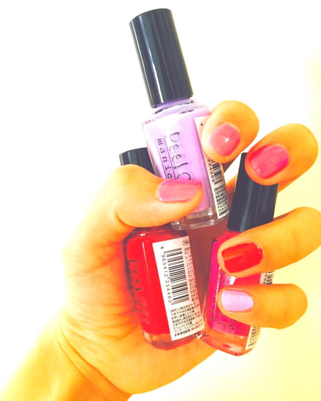 ピールオフマニキュア/キャンドゥ/マニキュアを使ったクチコミ(2枚目)