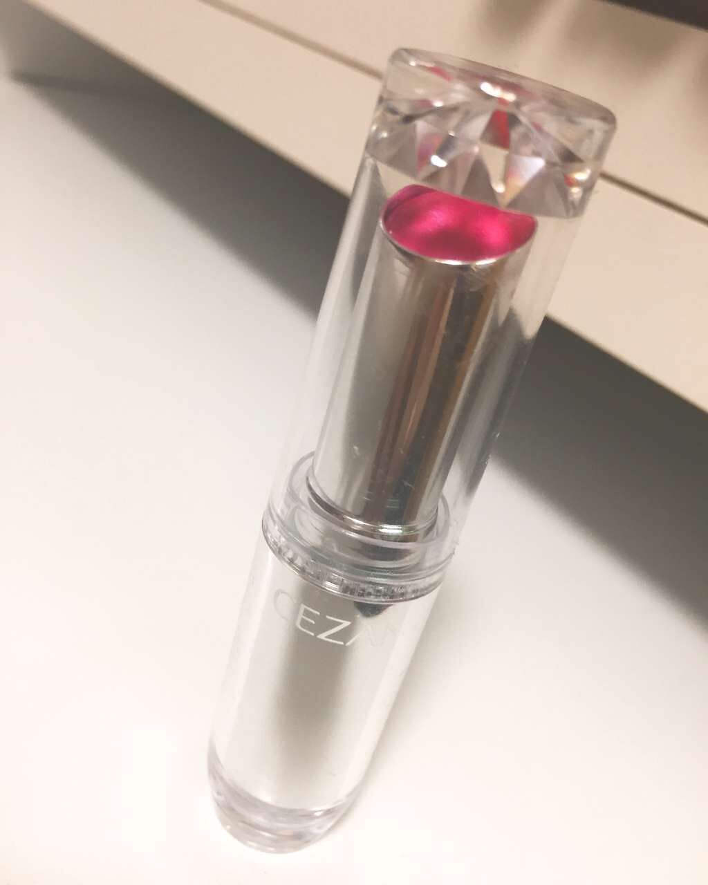 ラスティンググロスリップ/CEZANNE/口紅を使ったクチコミ(1枚目)