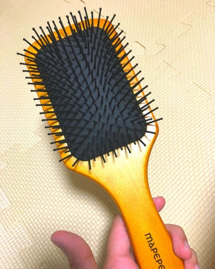 ふかふかクッションのパドルブラシ/マペペ/ヘアブラシを使ったクチコミ(1枚目)
