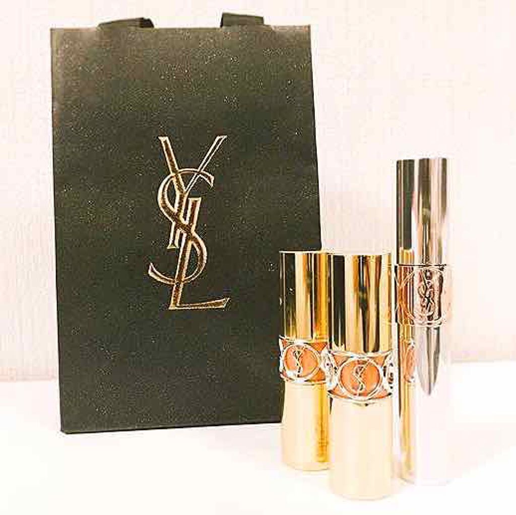 ルージュ ヴォリュプテ シャイン/YVES SAINT LAURENT BEAUTE/口紅を使ったクチコミ（1枚目）