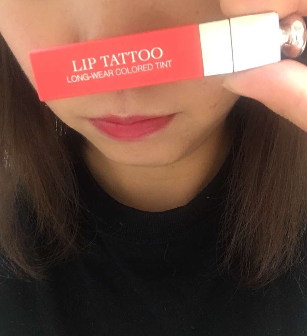 【旧】ディオール アディクト リップ ティント 451 ナチュラル コーラル/Dior/リップグロスを使ったクチコミ（2枚目）