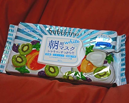 目ざまシート フレッシュ果実のホワイトタイプ/サボリーノ/シートマスク・パックを使ったクチコミ(1枚目)