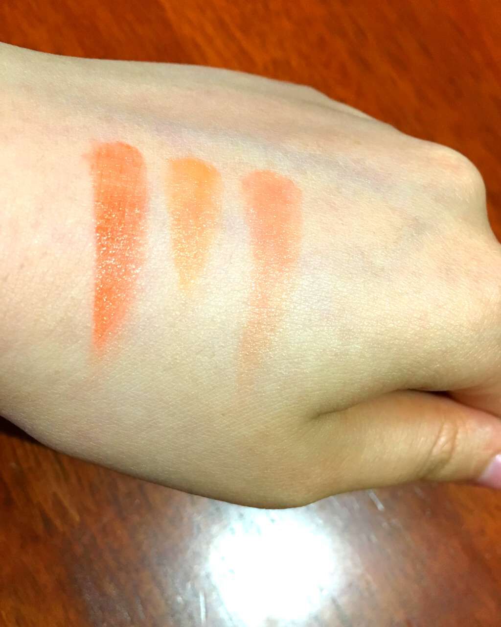 フレッシュフルーツ リップ&チーク トリオ/SKINFOOD/ジェル・クリームチークを使ったクチコミ(2枚目)