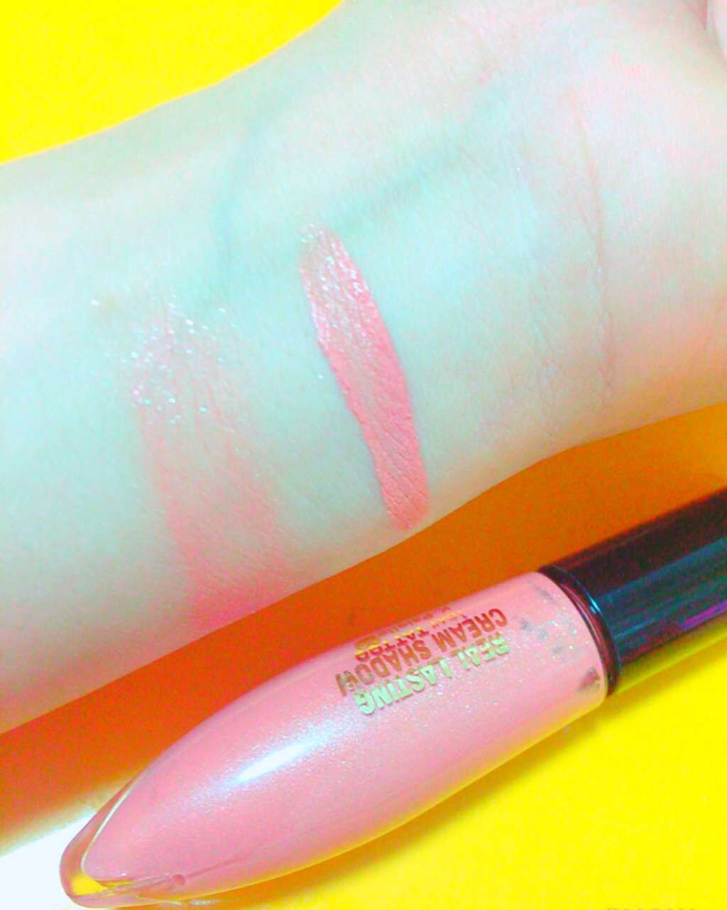 リアルラスティングクリームシャドウ 02 コーラルピンク/K-パレット/ジェル・クリームアイシャドウを使ったクチコミ（2枚目）