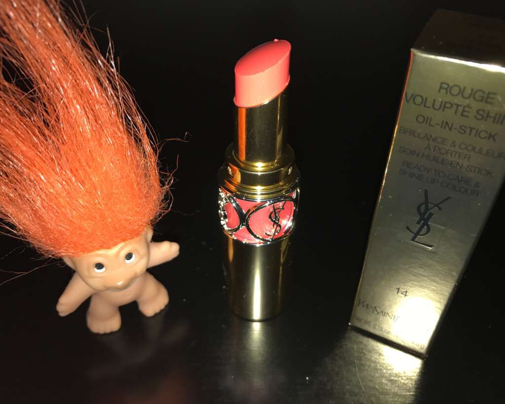 ルージュ ヴォリュプテ シャイン/YVES SAINT LAURENT BEAUTE/口紅を使ったクチコミ(1枚目)