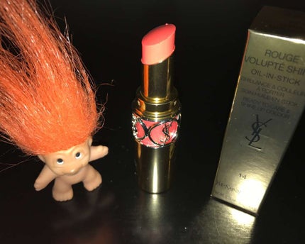 ルージュ ヴォリュプテ シャイン/YVES SAINT LAURENT BEAUTE/口紅を使ったクチコミ(1枚目)