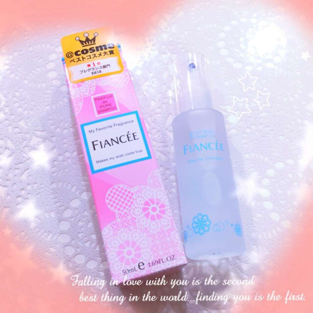 ボディミスト ピュアシャンプーの香り【パッケージリニューアル】/フィアンセ/香水(レディース)を使ったクチコミ(1枚目)