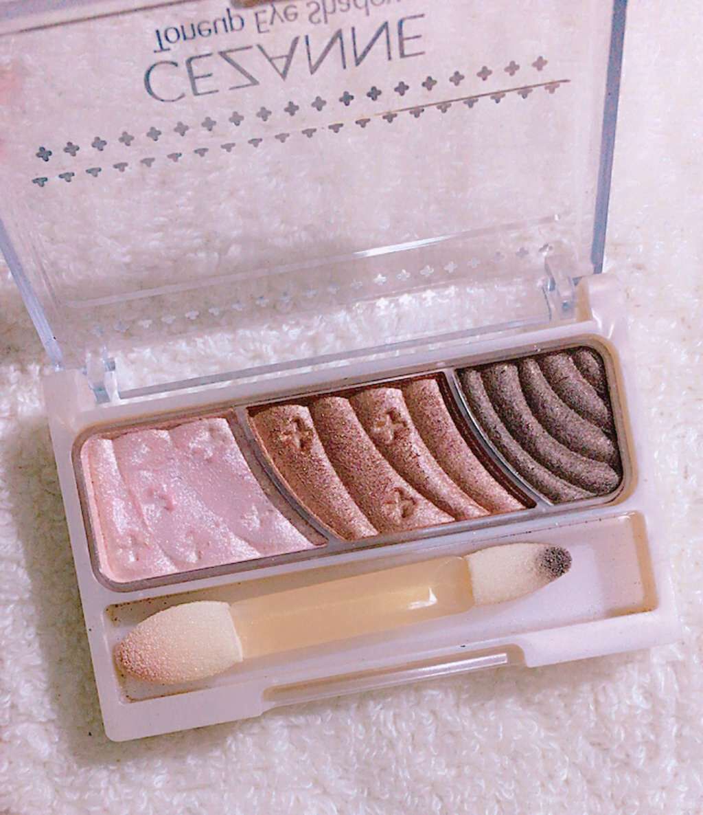 トーンアップアイシャドウ/CEZANNE/アイシャドウパレットを使ったクチコミ(2枚目)