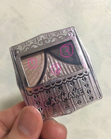 ジューシーピュアアイズ/キャンメイク/アイシャドウパレットを使ったクチコミ(1枚目)