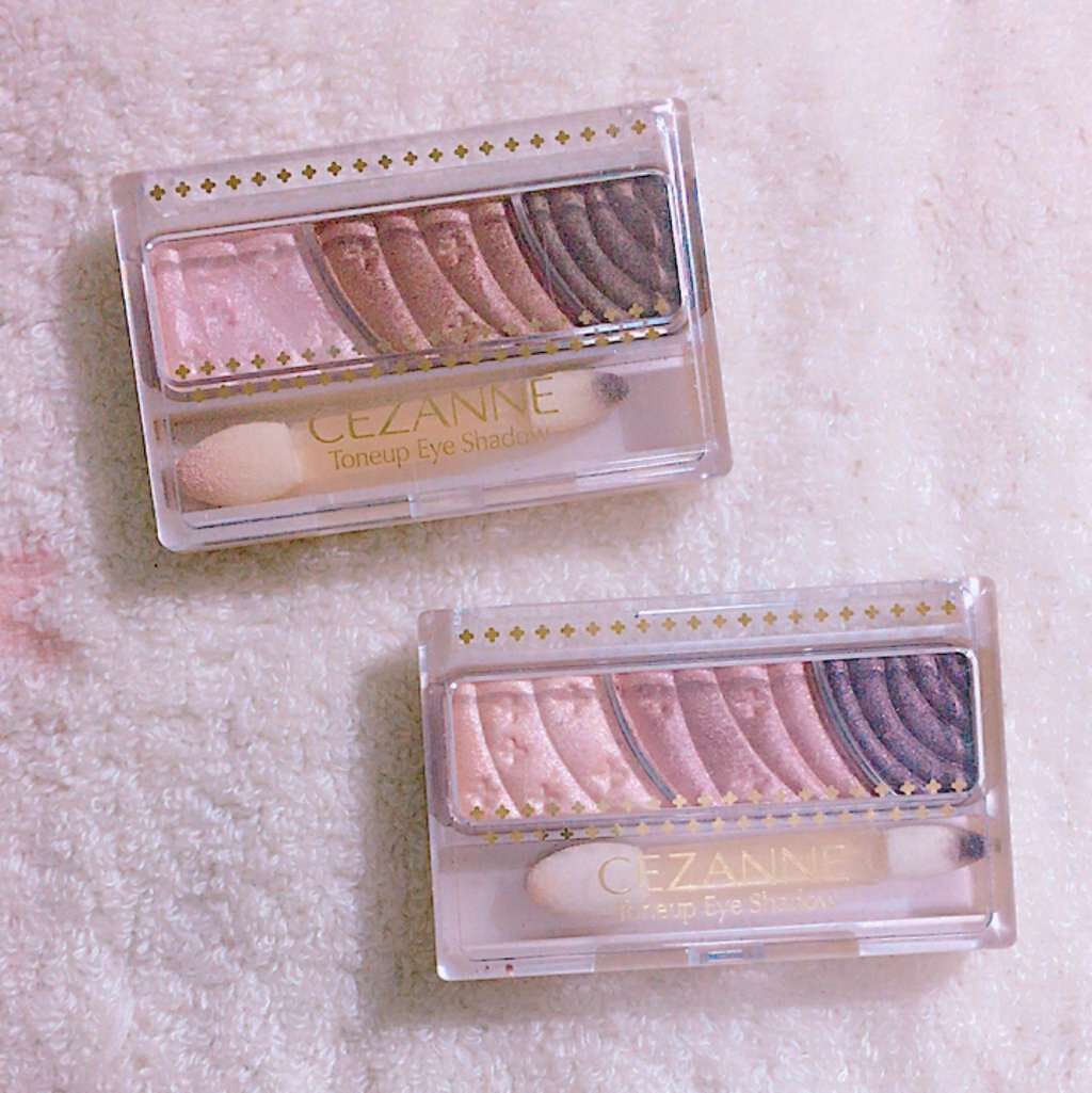 トーンアップアイシャドウ/CEZANNE/アイシャドウパレットを使ったクチコミ(1枚目)