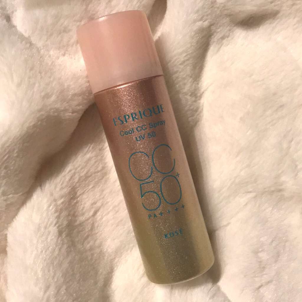 ひんやりタッチ CCスプレー UV 50 (くすみカバー)/ESPRIQUE/CCクリームを使ったクチコミ（1枚目）