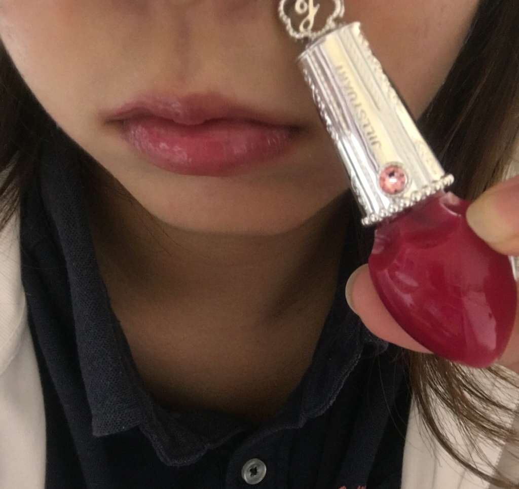 フォーエヴァージューシー オイルルージュ グロウ/JILL STUART/口紅を使ったクチコミ(2枚目)