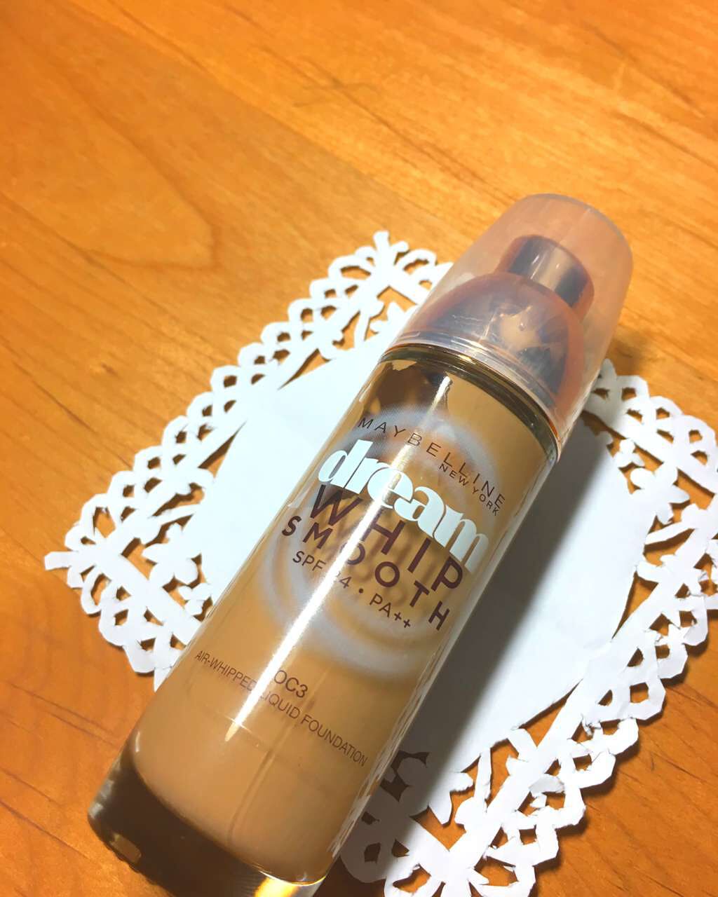 ドリームホイップ スムース リキッド/MAYBELLINE NEW YORK/リキッドファンデーションを使ったクチコミ(1枚目)