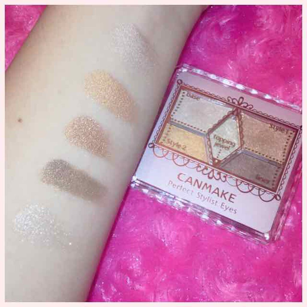 【旧品】パーフェクトスタイリストアイズ/キャンメイク/アイシャドウパレットを使ったクチコミ(4枚目)
