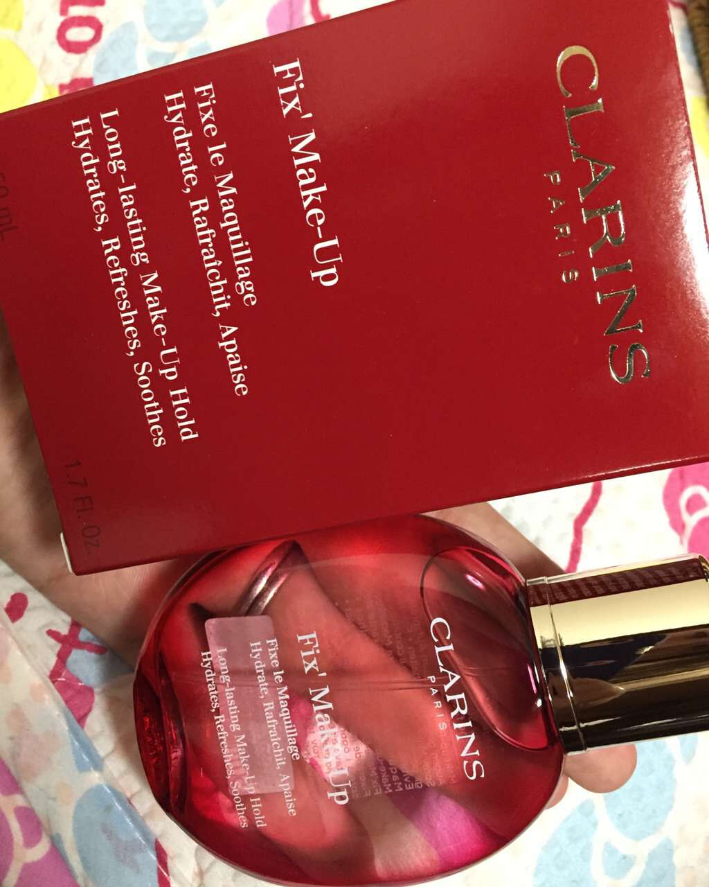 フィックス メイクアップ/CLARINS/ミスト状化粧水を使ったクチコミ(1枚目)