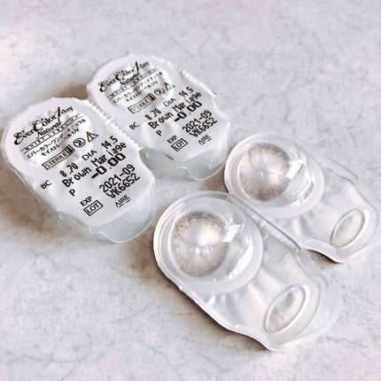 エバーカラーワンデーナチュラル モイストレーベルUV/エバーカラー/ワンデー(1DAY)カラコンを使ったクチコミ(2枚目)