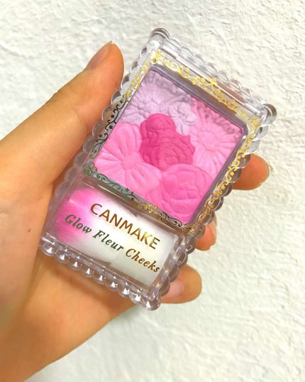 グロウフルールチークス/キャンメイク/パウダーチークを使ったクチコミ(1枚目)