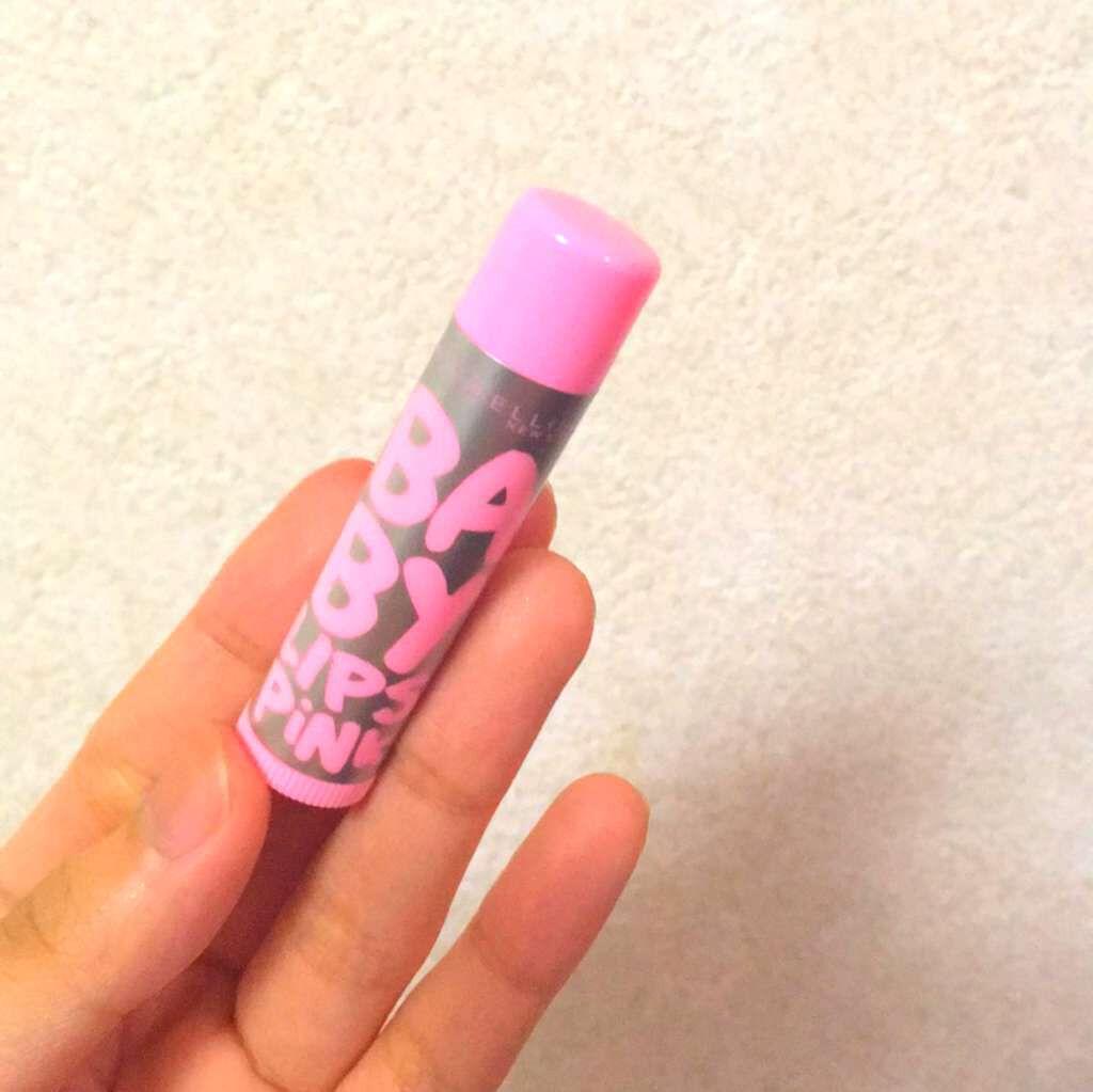リップクリーム ピンクグロウ/MAYBELLINE NEW YORK/リップケアを使ったクチコミ（1枚目）