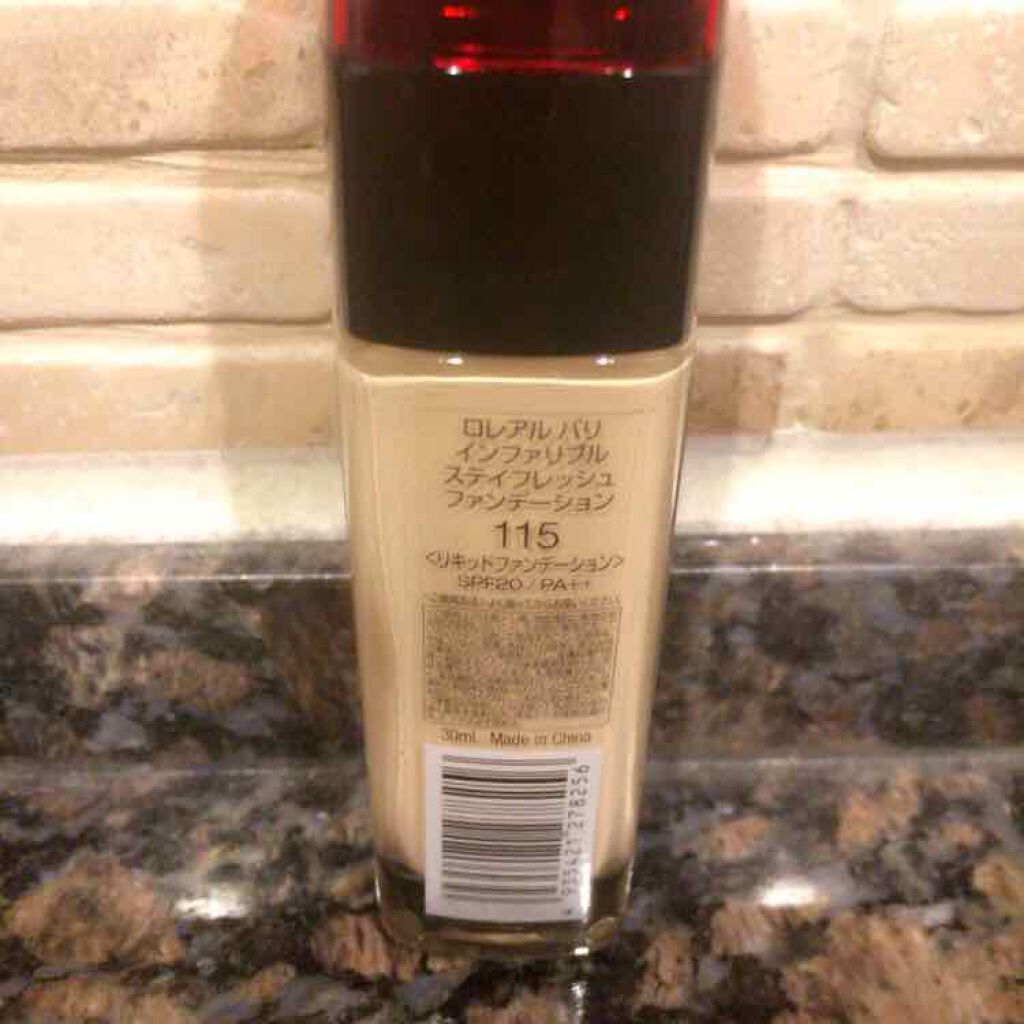 インファリブル ステイフレッシュファンデーション/ロレアル パリ/リキッドファンデーションを使ったクチコミ(2枚目)