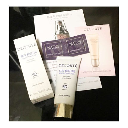 サンシェルター マルチ プロテクション/DECORTÉ/日焼け止めミルクを使ったクチコミ(1枚目)