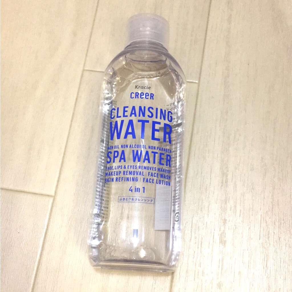 水クレンジング(旧)/CReeR/化粧水を使ったクチコミ（1枚目）