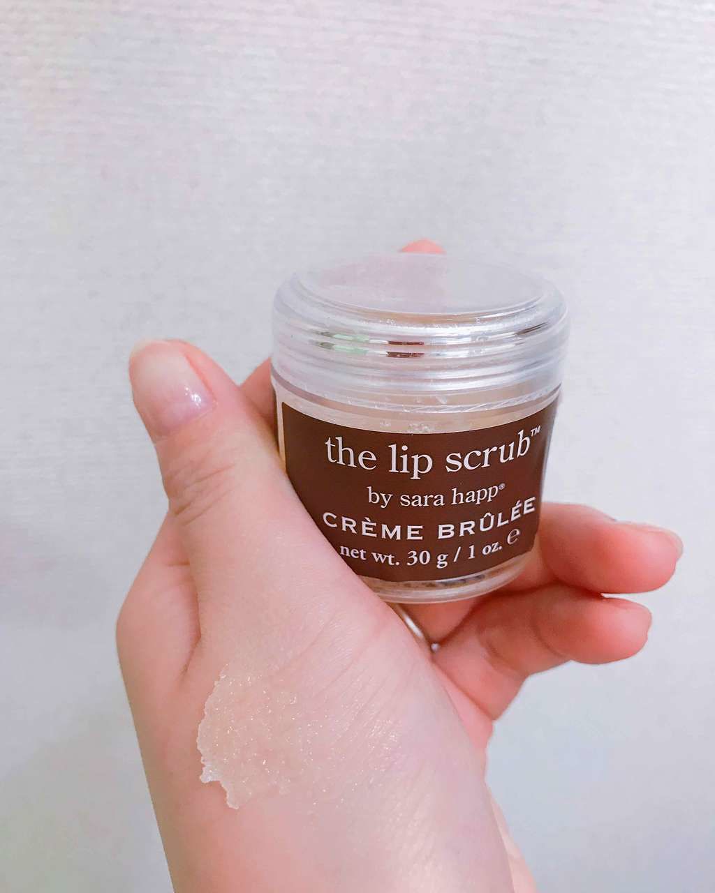 リップスクラブ ブラウンシュガー/sara happ(サラハップ)/リップスクラブを使ったクチコミ（1枚目）