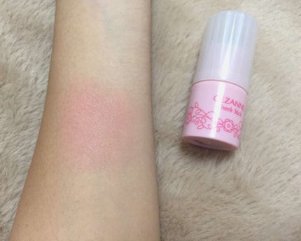 チークスティック/CEZANNE/ジェル・クリームチークを使ったクチコミ(3枚目)