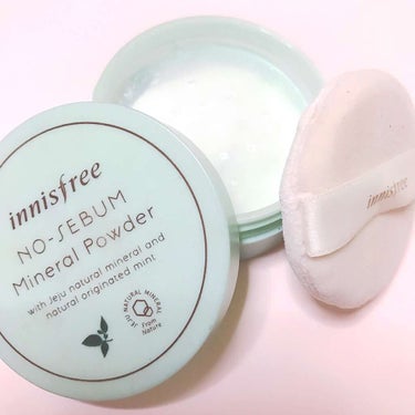 ノーセバム ミネラルパウダー/innisfree/ルースパウダーを使ったクチコミ（1枚目）