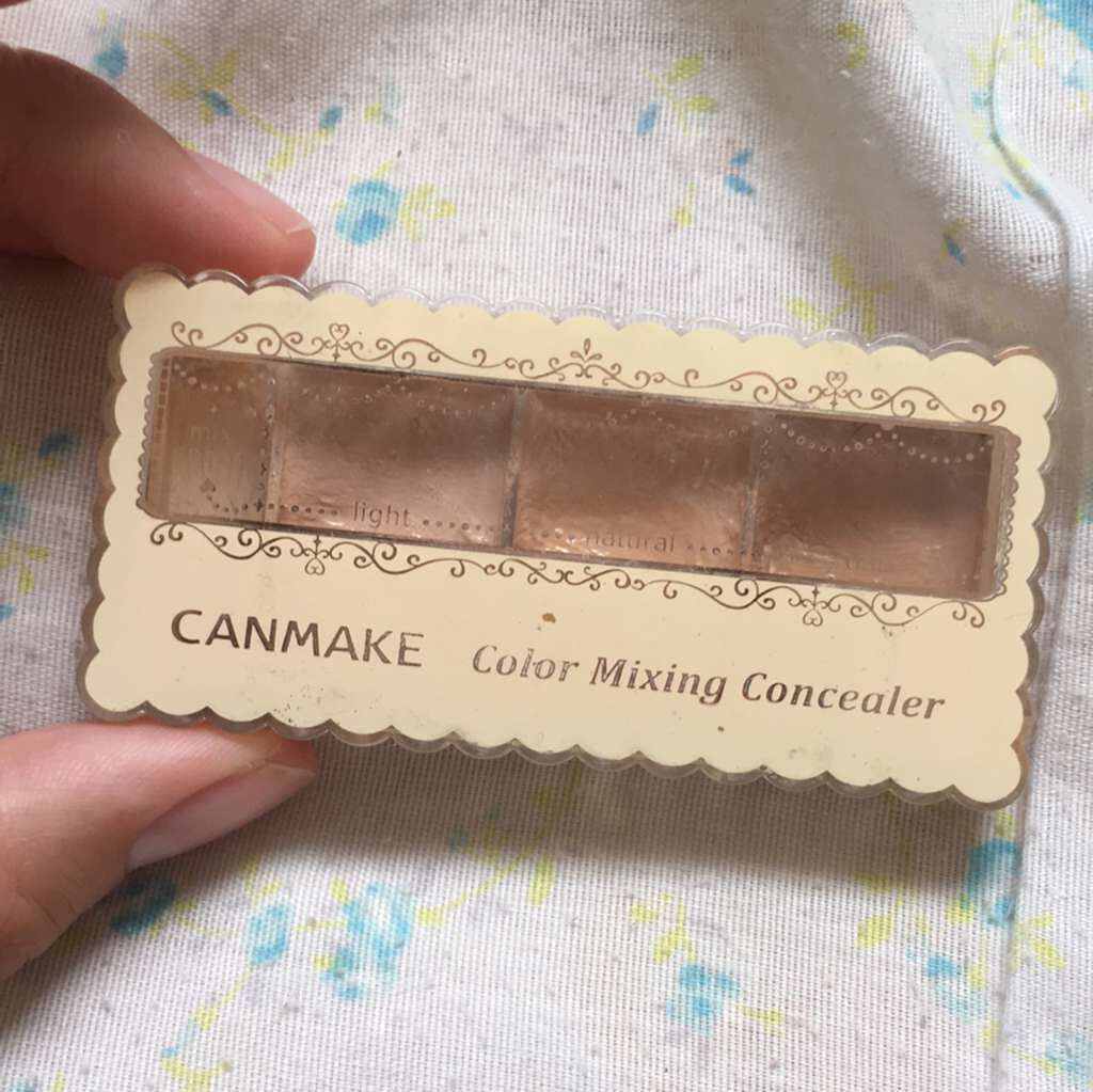 カラーミキシングコンシーラー/キャンメイク/パレットコンシーラーを使ったクチコミ(1枚目)