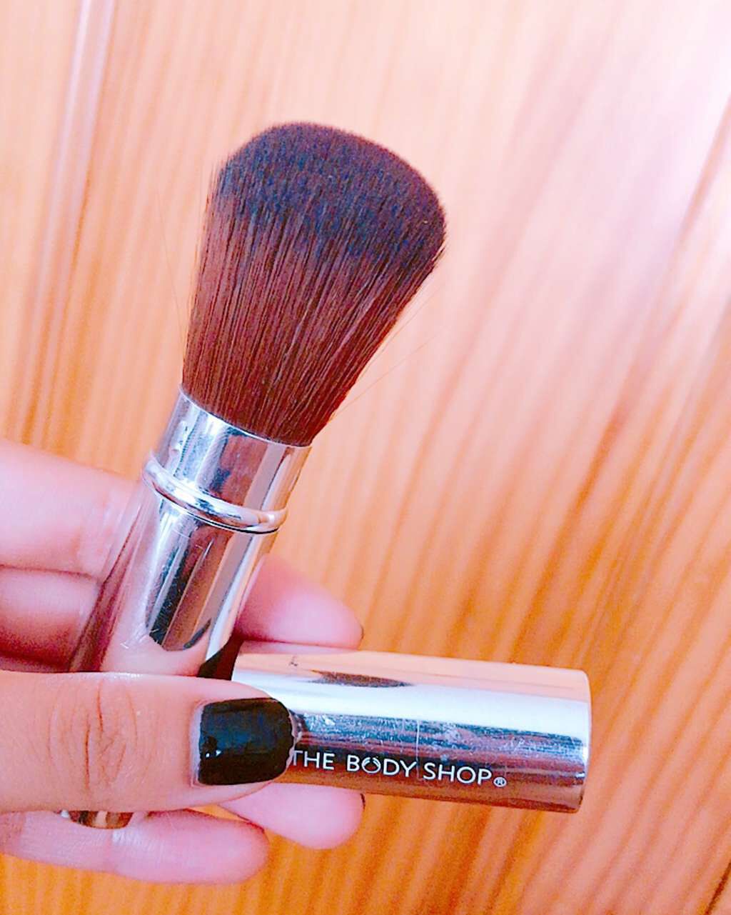 リトラクタブルチークブラシ/THE BODY SHOP/メイクブラシを使ったクチコミ(1枚目)