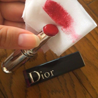 ディオール アディクト ラッカー スティック 857 ハリウッド レッド/Dior/口紅を使ったクチコミ（1枚目）